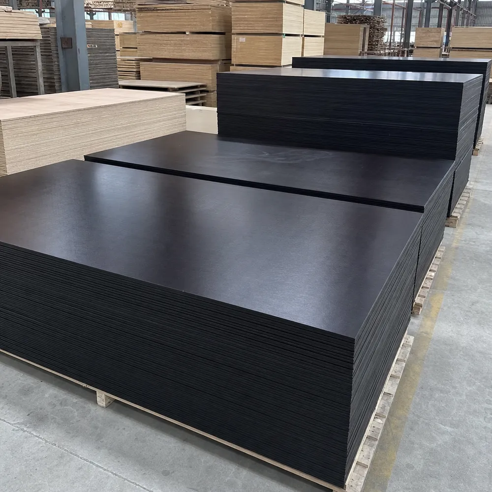Standard film faced plywood panels stacked