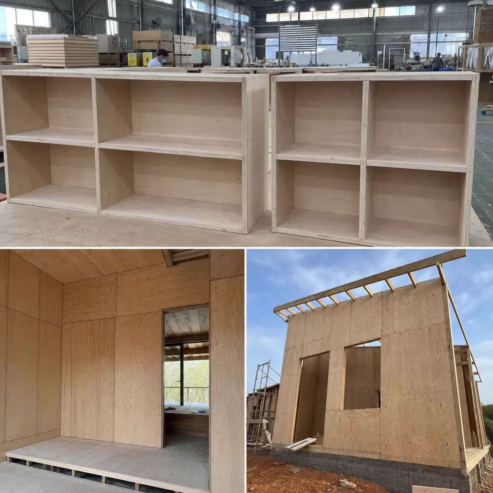 12mm plywood used in furniture carcasses, wall sheathing, and construction applications
