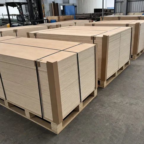 12mm plywood panels stacked for export at QDPlywood factory