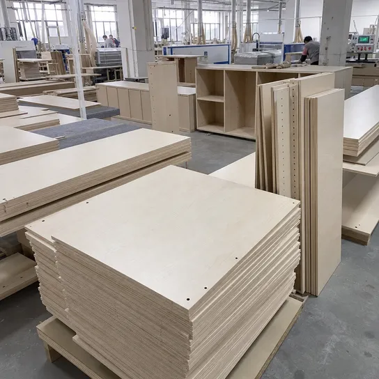 8mm plywood used in flat-pack furniture and cabinet side panels