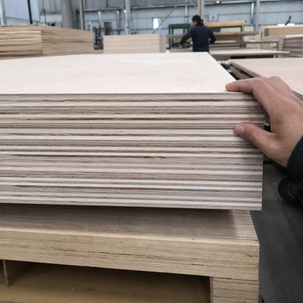 Cross-laminated veneer core construction of furniture plywood — balanced odd-ply layup for warp resistance