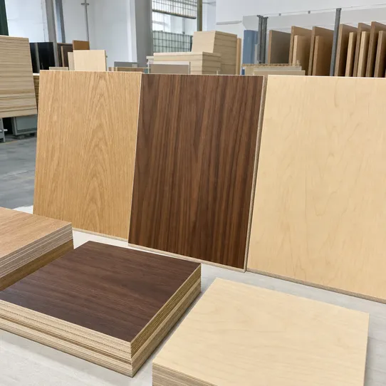 Premium hardwood face veneer plywood — oak, walnut, maple for premium furniture applications