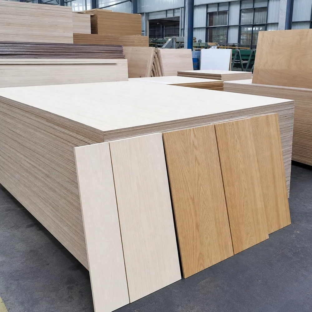 A-grade birch and oak face hardwood plywood used in architectural millwork, wall paneling, and commercial fit-out