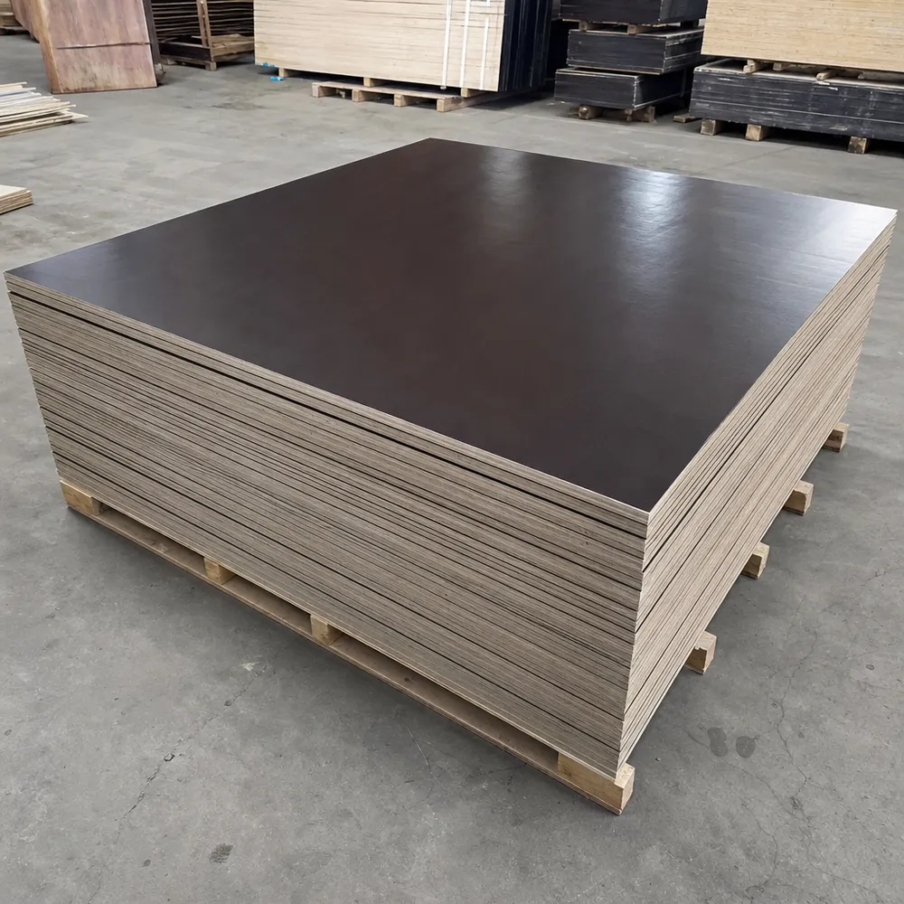 12mm film faced plywood panels with phenolic film overlay — factory-direct from QDPlywood.com