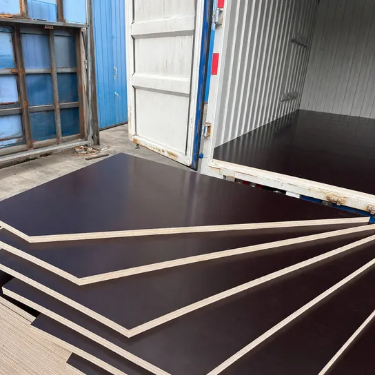 Film faced plywood used as container flooring and industrial floor panels