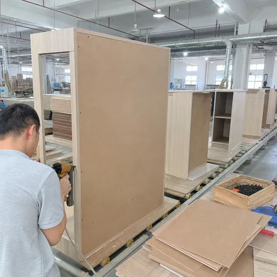 3mm hardboard used as furniture back panel in cabinet manufacturing