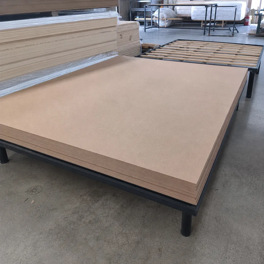 Bed board hardboard used as base layer in mid-market bed frames for Southeast Asia and Middle East markets