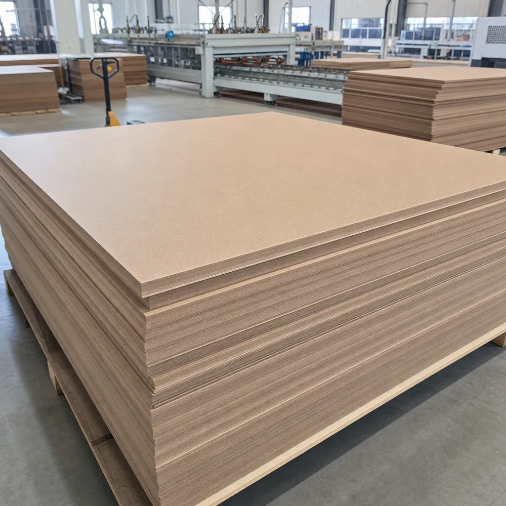 Factory-direct hardboard paneling — smooth face, consistent density, export-certified from QDPlywood.com Xuzhou facility