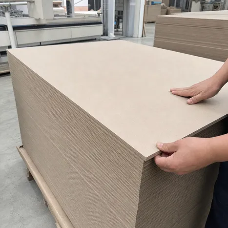 3mm hardboard panels for display and retail fixture manufacturing — defect-free surface for laminating and printing