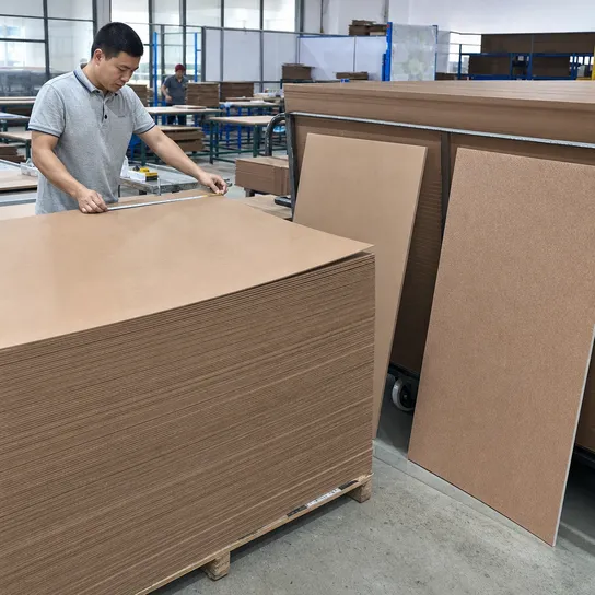 Hardboard furniture board — cabinet backs, drawer bottoms, and backing panels for flat-pack and assembled furniture