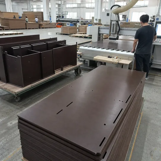 Tempered masonite hardboard used in display and retail fixture manufacturing