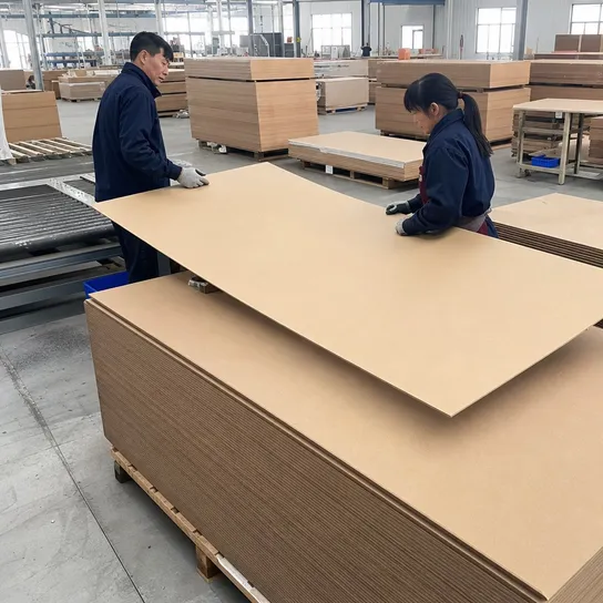 Masonite hardboard as substrate for interior wall panels and fit-out