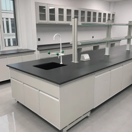 Laboratory workbench and institutional furniture built with HPL plywood cabinet board