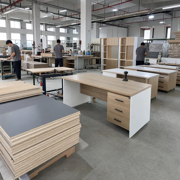 Furniture HPL plywood used in export office desks and shelving systems