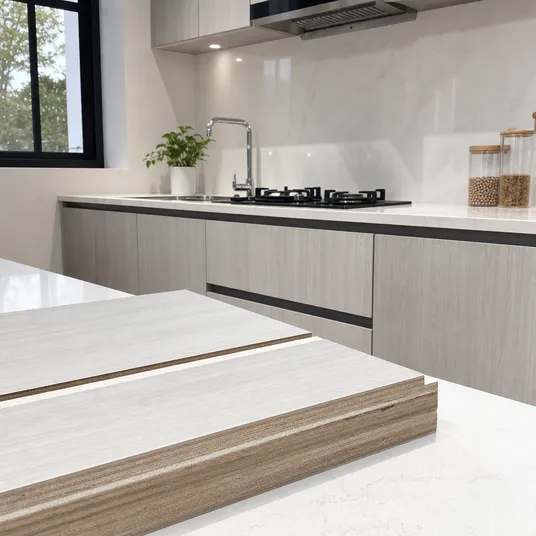Kitchen HPL plywood with moisture-resistant core for cabinet and fit-out applications