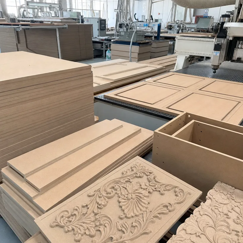 15mm to 18mm MDF for structural CNC applications, shelf edges and cabinet carcass