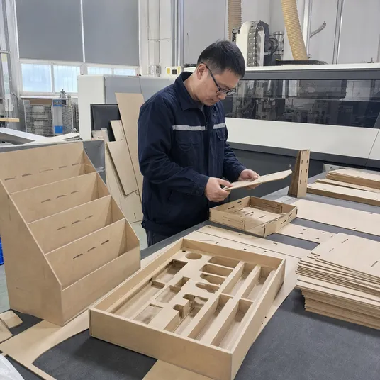 HDF MDF used in retail display and packaging structures