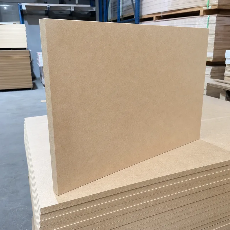 Standard MDF board advantages — smooth surface, clean edges, and consistent density