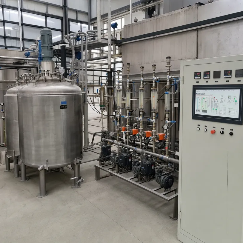 Automated resin mixing system for CARB P2 formaldehyde emission consistency