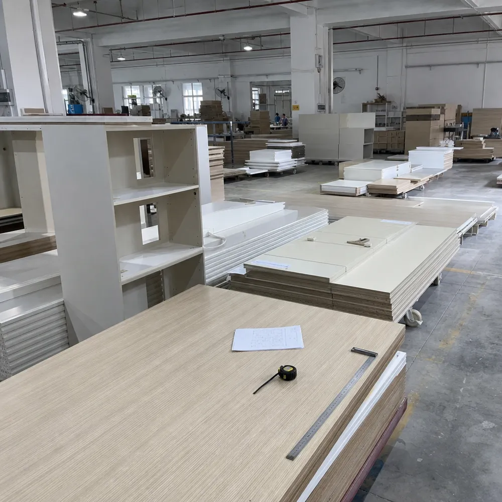 Cabinet carcasses and wardrobe panels manufactured using 18mm melamine MDF