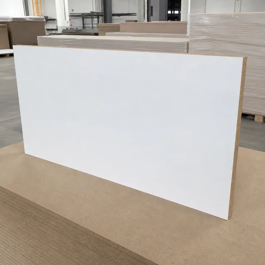 Standard melamine MDF board panel — furniture-grade substrate with matte or satin surface