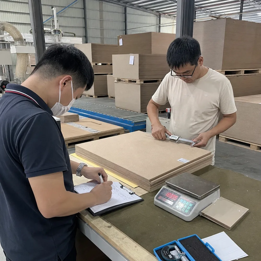 MDF substrate density inspection at incoming quality control stage