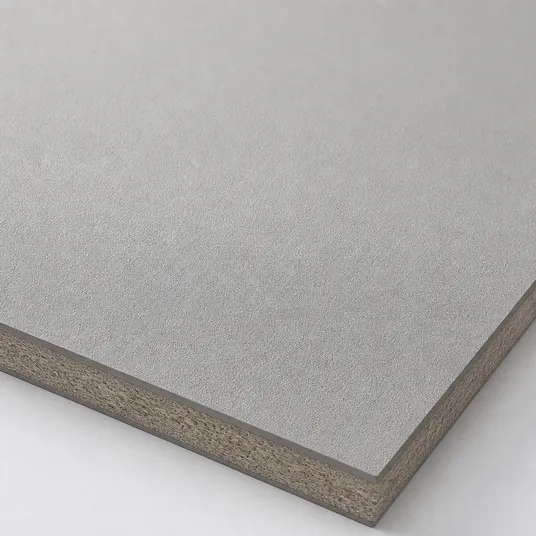 Melamine board matte finish surface texture close-up