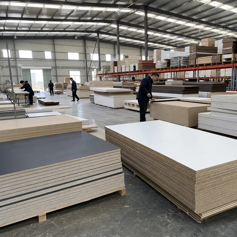 Melamine cabinet board in retail display fixtures and shop fitting