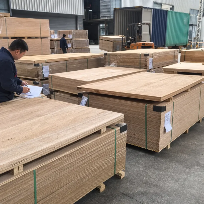 Project supply plywood for commercial construction and fit-out — structural grade, CE documentation
