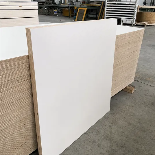 Paper overlaid plywood panel for interior furniture and cabinet applications