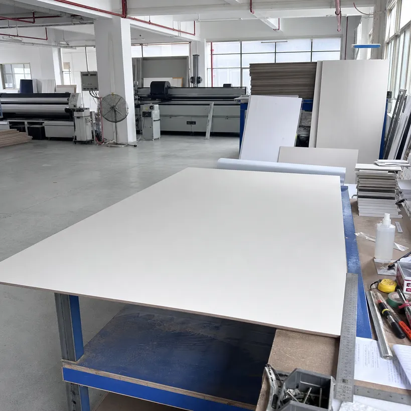 MDO plywood used for outdoor signage and painted graphics boards