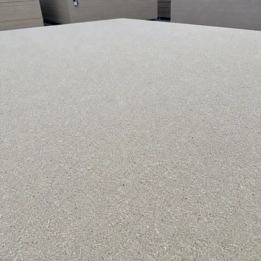 Raw sanded chipboard particle board substrate surface