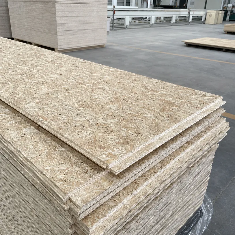 Tongue-and-groove OSB flooring panels for subfloor and floating floor applications with anti-slip surface