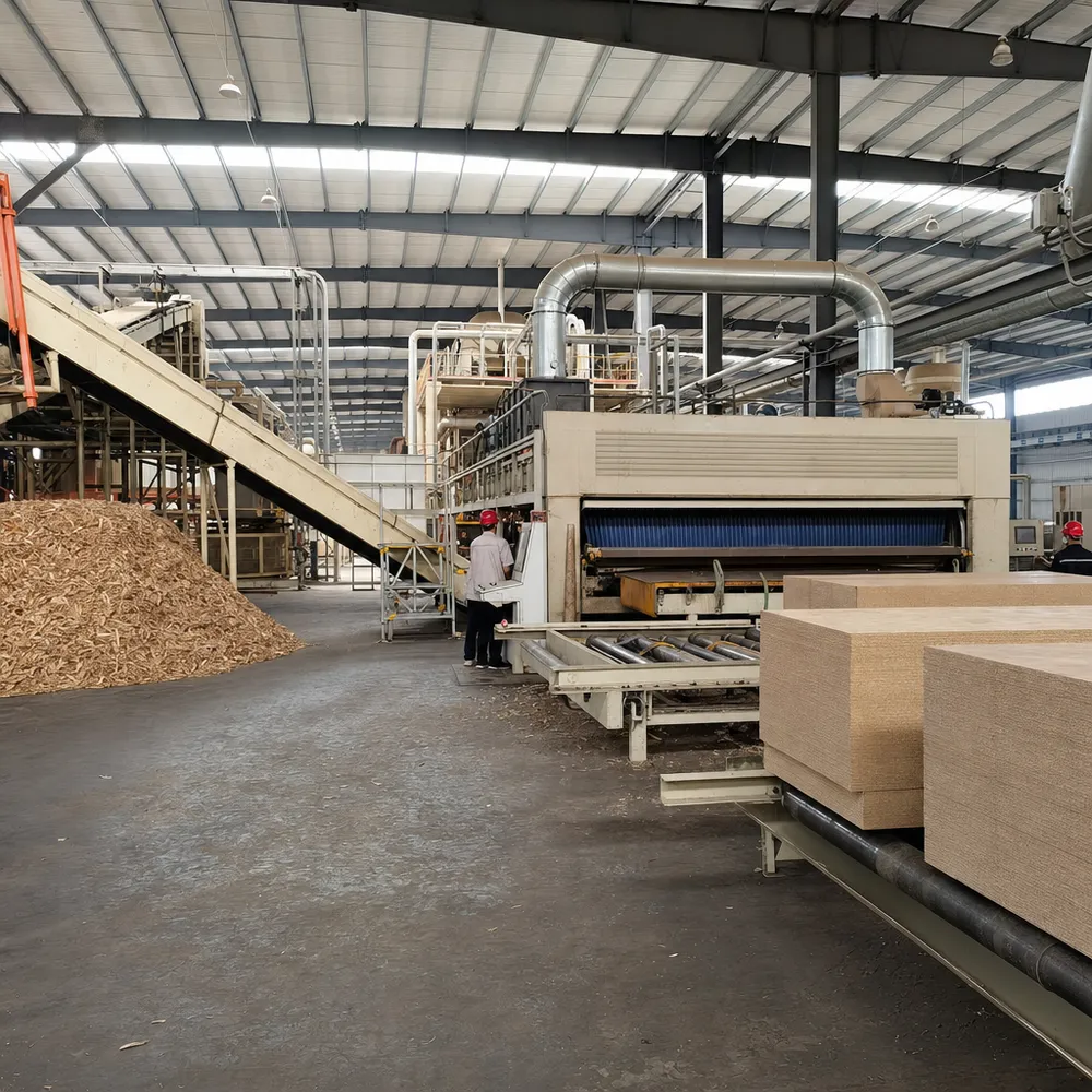 QDPlywood.com particle board and OSB production facility — Xuzhou, Jiangsu Province