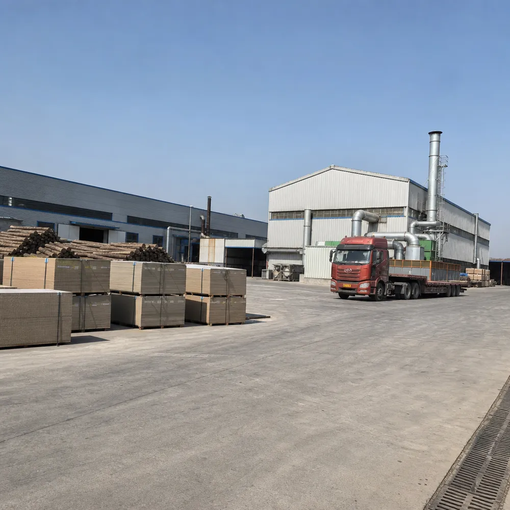 Xuzhou QD Wood Industry facility — 18,000 m² production complex in Sanbao Industrial Park